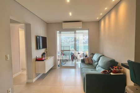 Sala de apartamento para alugar com 2 quartos, 66m² em José Menino, Santos