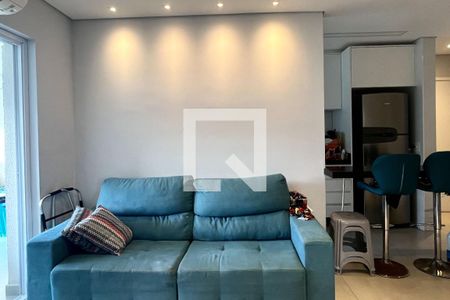Sala de apartamento para alugar com 2 quartos, 66m² em José Menino, Santos
