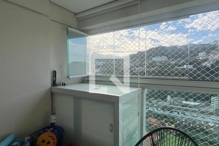 Varanda da Sala de apartamento para alugar com 2 quartos, 66m² em José Menino, Santos