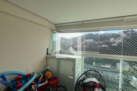 Varanda da Sala de apartamento para alugar com 2 quartos, 66m² em José Menino, Santos