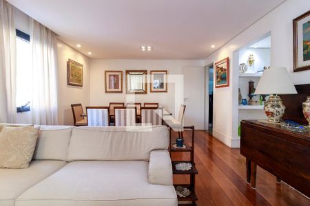 Sala de apartamento à venda com 3 quartos, 133m² em Brooklin Novo, São Paulo