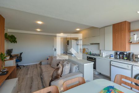 Sala/Cozinha de apartamento à venda com 2 quartos, 59m² em Socorro, São Paulo