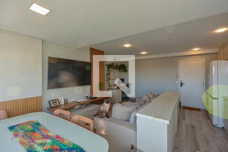 Sala/Cozinha de apartamento à venda com 2 quartos, 59m² em Socorro, São Paulo