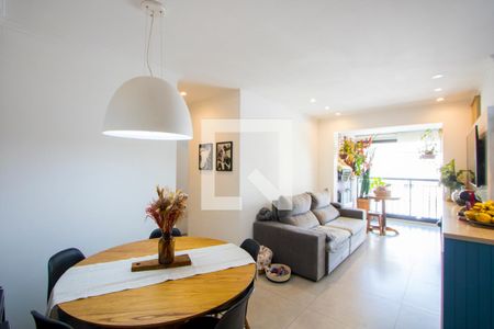 Sala de apartamento à venda com 3 quartos, 70m² em Campestre, Santo André