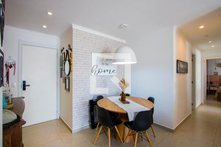 Sala de apartamento à venda com 3 quartos, 70m² em Campestre, Santo André