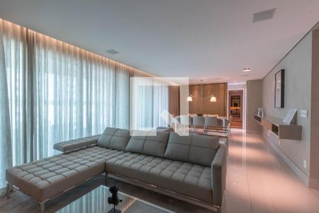 Sala de apartamento à venda com 4 quartos, 166m² em Anchieta, Belo Horizonte