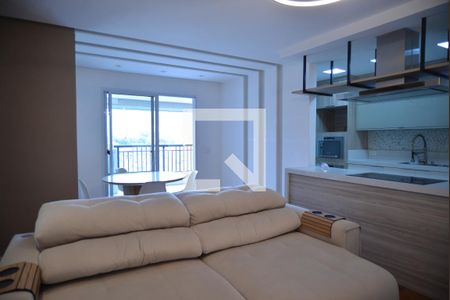 Sala de apartamento à venda com 3 quartos, 85m² em Vila Curuçá, Santo André