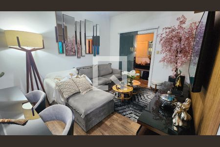 Sala de apartamento para alugar com 2 quartos, 100m² em Aparecida, Santos