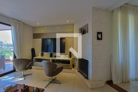 Sala de casa de condomínio à venda com 3 quartos, 350m² em Vila Alpina, Nova Lima