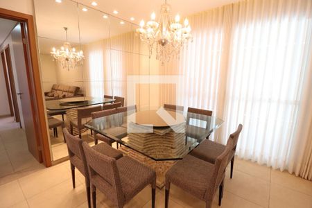 Sala de Jantar de apartamento para alugar com 3 quartos, 109m² em Copacabana, Uberlândia