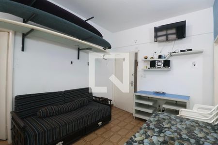 Sala de apartamento para alugar com 1 quarto, 45m² em Centro, Guarujá