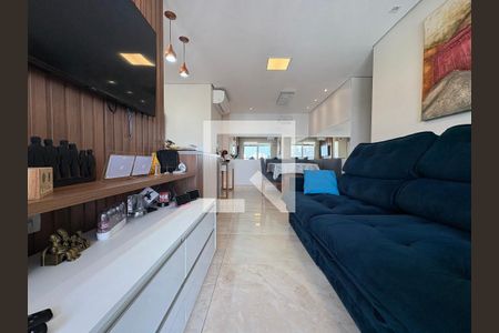 Sala de apartamento à venda com 3 quartos, 89m² em Campestre, Santo André