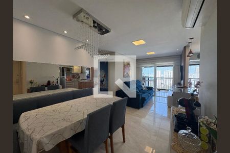 Sala de apartamento à venda com 3 quartos, 89m² em Campestre, Santo André