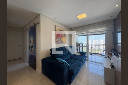 Sala de apartamento à venda com 3 quartos, 89m² em Campestre, Santo André