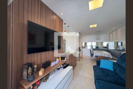 Sala de apartamento à venda com 3 quartos, 89m² em Campestre, Santo André