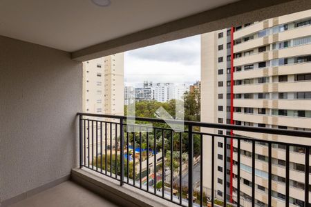 Varanda de kitnet/studio à venda com 1 quarto, 23m² em Cidade Monções, São Paulo