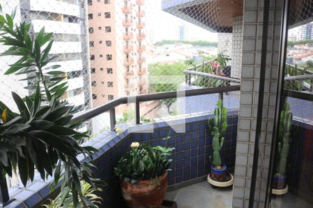 Sacada Sala  de apartamento à venda com 4 quartos, 204m² em Barcelona, São Caetano do Sul