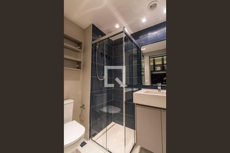 Banheiro Social de kitnet/studio à venda com 1 quarto, 26m² em Vila Mariana, São Paulo