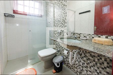 Banheiro de kitnet/studio para alugar com 1 quarto, 20m² em Padre Eustáquio, Belo Horizonte