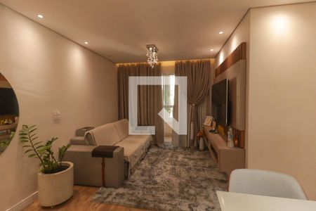 Sala de apartamento à venda com 3 quartos, 84m² em  Anhangabaú, Jundiaí