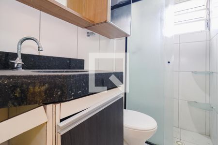 Banheiro de apartamento à venda com 1 quarto, 44m² em Fazenda Morumbi, São Paulo