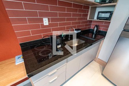 Sala/cozinha de apartamento à venda com 1 quarto, 29m² em Vila Mariana, São Paulo