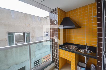 Varanda da Sala de apartamento à venda com 2 quartos, 62m² em Paulicéia, São Bernardo do Campo