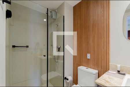 Banheiro de kitnet/studio para alugar com 1 quarto, 25m² em Vila Mariana, São Paulo