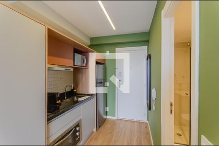 Cozinha de kitnet/studio para alugar com 1 quarto, 25m² em Vila Mariana, São Paulo