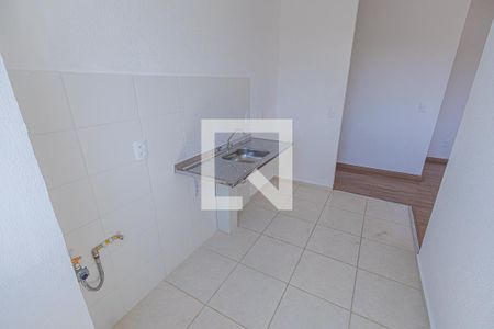 Cozinha de apartamento à venda com 2 quartos, 50m² em Serrano, Belo Horizonte