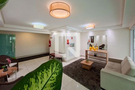 Hall de entrada de apartamento para alugar com 2 quartos, 74m² em Vila Caiçara, Praia Grande