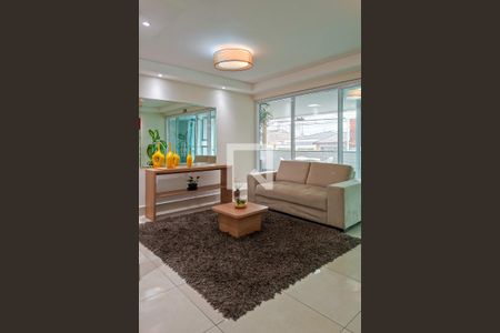 Hall de entrada de apartamento para alugar com 2 quartos, 74m² em Vila Caiçara, Praia Grande
