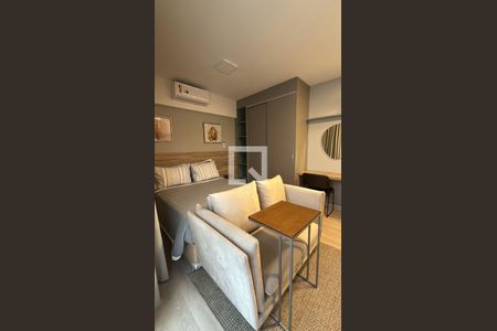 Sala de apartamento à venda com 1 quarto, 25m² em Indianópolis, São Paulo