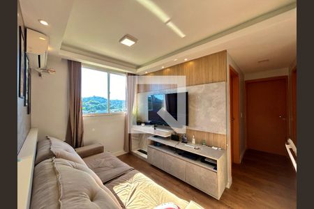 Sala de apartamento à venda com 2 quartos, 49m² em São Jorge, Novo Hamburgo