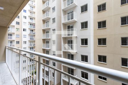 Varanda da Sala de apartamento para alugar com 1 quarto, 32m² em Bom Retiro, São Paulo