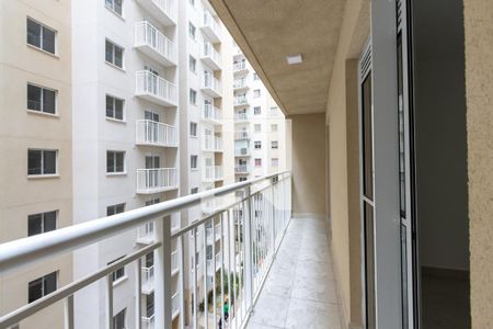Varanda da Sala de apartamento para alugar com 1 quarto, 32m² em Bom Retiro, São Paulo