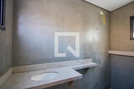 Banheiro da Suíte 1 de casa à venda com 3 quartos, 126m² em Vila Pires, Santo André