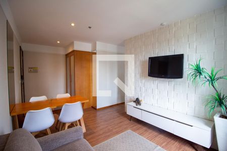 Sala de apartamento para alugar com 1 quarto, 37m² em Parque Campolim, Votorantim