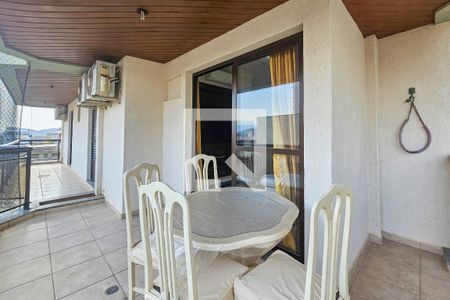 Varanda de apartamento para alugar com 3 quartos, 85m² em Loteamento João Batista Julião, Guarujá