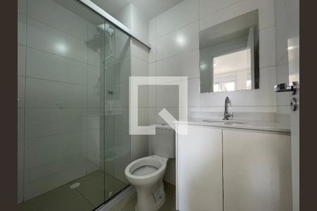 Banheiro da Suíte de apartamento para alugar com 1 quarto, 29m² em Vila Lageado, São Paulo