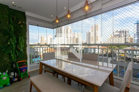 Varanda Gourmet de apartamento à venda com 2 quartos, 63m² em Tatuapé, São Paulo