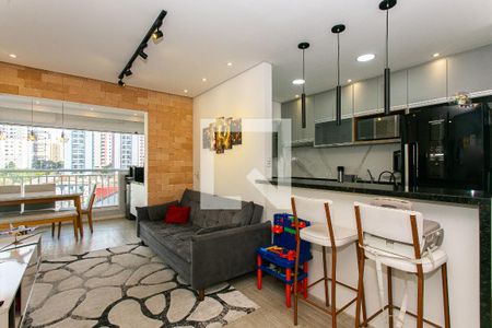 Sala de apartamento à venda com 2 quartos, 63m² em Tatuapé, São Paulo