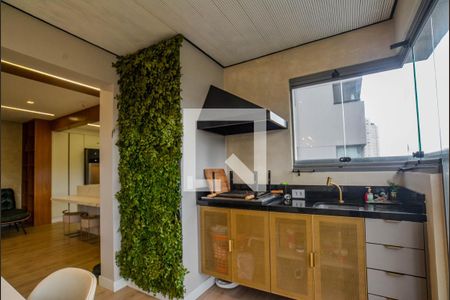 Varanda da Sala de apartamento à venda com 3 quartos, 128m² em Vila Gilda, Santo André