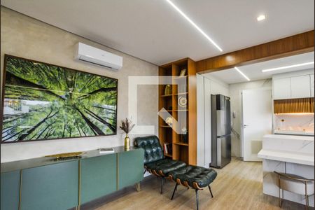 Sala de apartamento à venda com 3 quartos, 128m² em Vila Gilda, Santo André