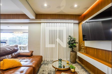 Sala de apartamento à venda com 3 quartos, 128m² em Vila Gilda, Santo André