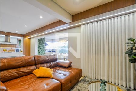 Sala de apartamento à venda com 3 quartos, 128m² em Vila Gilda, Santo André