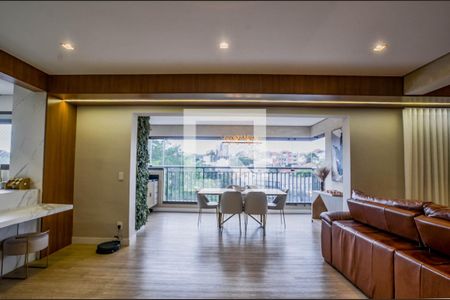 Sala de apartamento à venda com 3 quartos, 128m² em Vila Gilda, Santo André