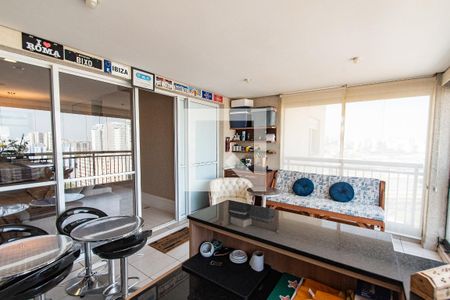 Varanda da Sala de apartamento à venda com 2 quartos, 94m² em Ipiranga, São Paulo