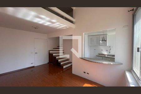 Sala de apartamento à venda com 1 quarto, 50m² em Brooklin, São Paulo