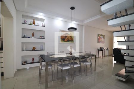Sala de jantar de casa à venda com 4 quartos, 308m² em Vila Santa Teresa, Santo André
